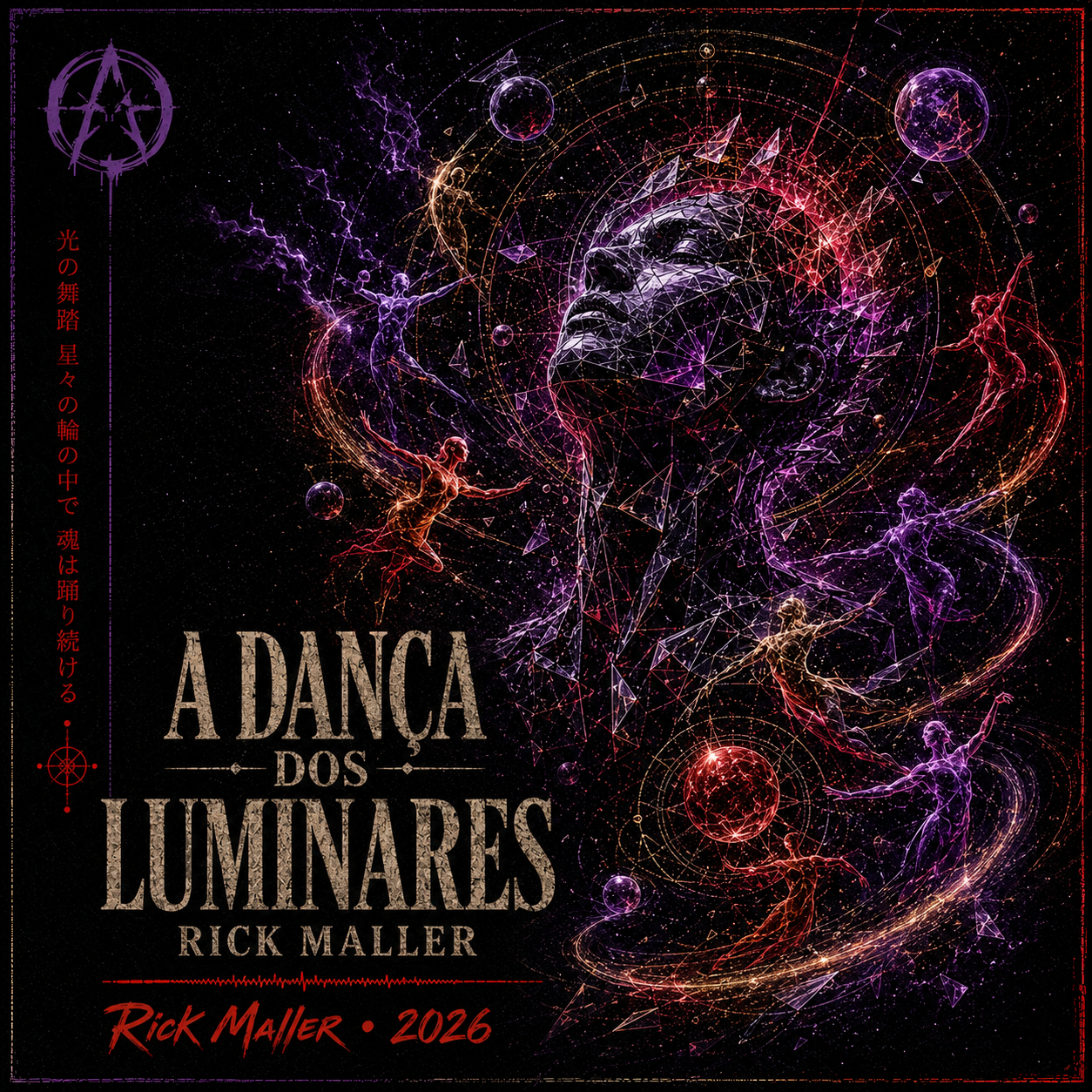 Capa de A Dança dos Luminares - Rick Maller