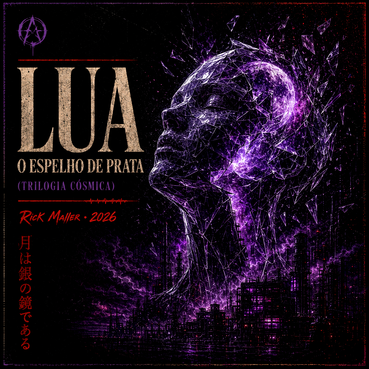 Capa de O Espelho de Prata (Lua) - Rick Maller